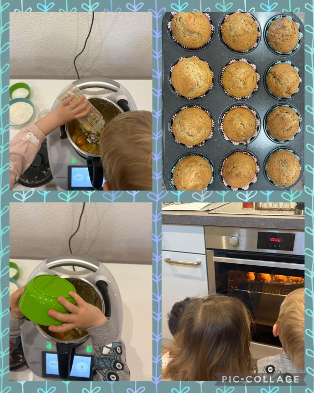 Bananenmuffins backen